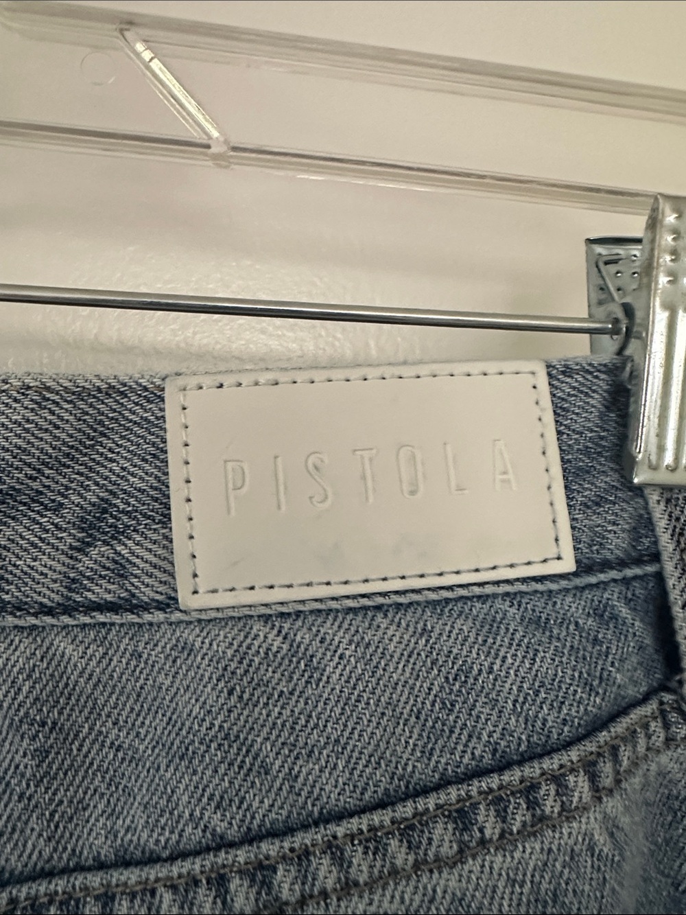 Pistola -  Wide-Leg Jeans in Medium Blue Wash - Picture 5 of 7